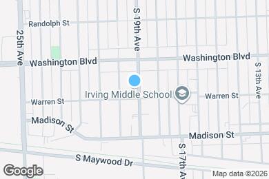 Map image of the property - 636 S 19th Ave