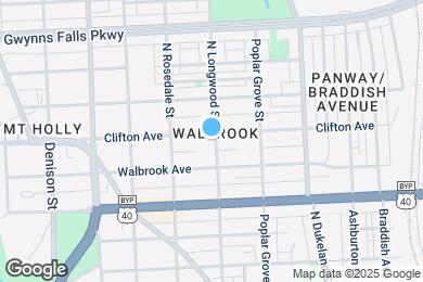 Map image of the property - 3001 Clifton Ave