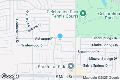 Map image of the property - 1512 Autumnmist Dr