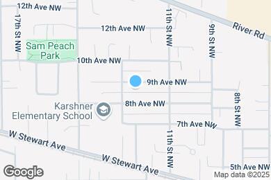 Map image of the property - 1212 9th Ave NW