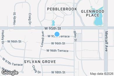 Map image of the property - 7701 W 95th Terrace