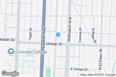 Map image of the property - 1215 N Weber St