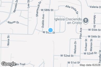 Map image of the property - 1504 W 55th St