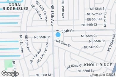 Map image of the property - 5501 NE 18th Ter