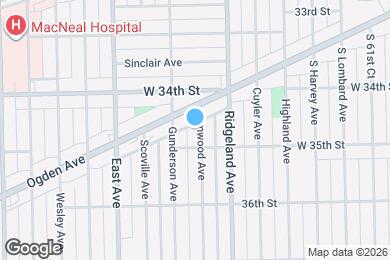 Map image of the property - 2432 Elmwood Ave