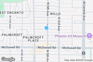 Map image of the property - 501 W Granada Rd