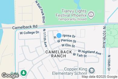 Map image of the property - 10958 W Pierson St