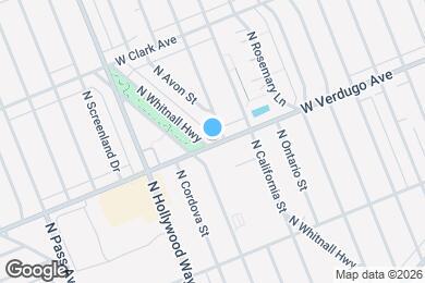 Map image of the property - 3411 W. Verdugo Ave.