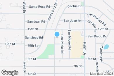 Map image of the property - 10620 Cactus Dr