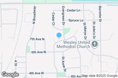 Map image of the property - 1405 Alexander Ave