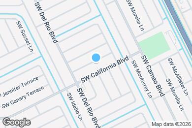 Map image of the property - 838 SW Canary Terrace