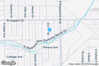 Map image of the property - 1223 Saint Paul St