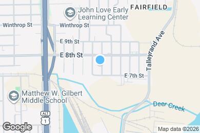 Map image of the property - 1726 Buckman St