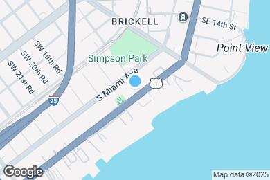 Map image of the property - 1650 Brickell Ave