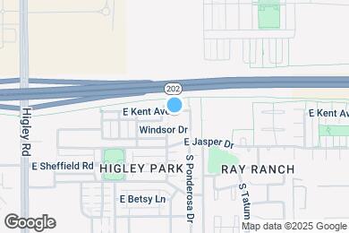 Map image of the property - 3529 E Kent Ave