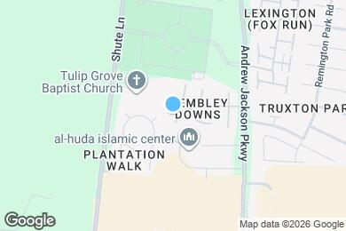 Map image of the property - 1208 Wembley Dr