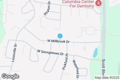 Map image of the property - 4609 W Millbrook Dr