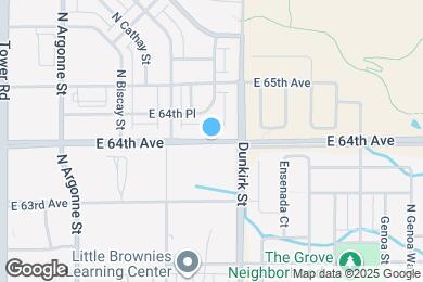 Map image of the property - 19219 E 64th Ave