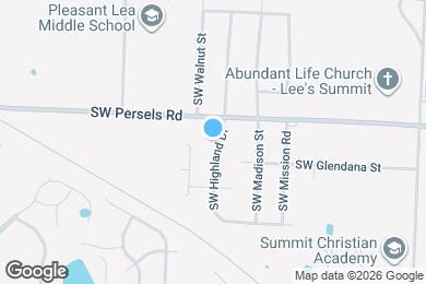 Map image of the property - 1412 SW Highland Dr
