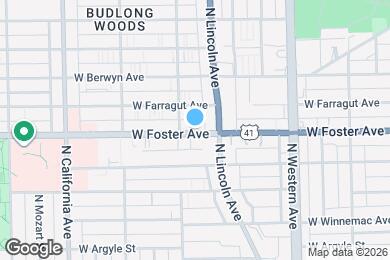 Map image of the property - 2530 W Foster Ave