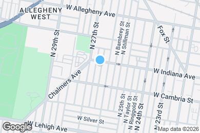 Map image of the property - 2952 N Bailey St