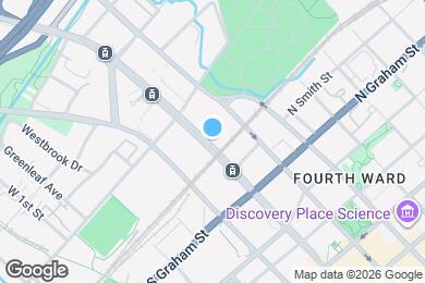 Map image of the property - 710 W Trade St