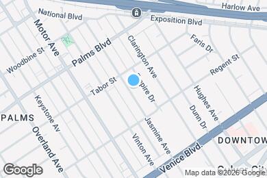 Map image of the property - 3636 Jasmine Ave