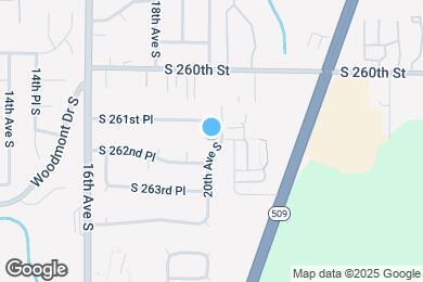 Map image of the property - 26117 20th Ave S