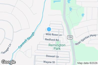 Map image of the property - 8923 Wild Rose Ln