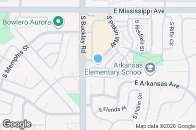 Map image of the property - 17001 E Wyoming Dr