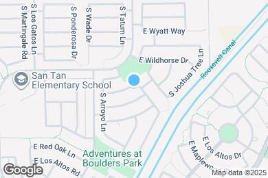 Map image of the property - 3783 E Woodside Way