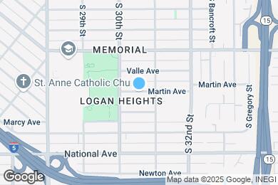 Map image of the property - 3055 Martin Ave