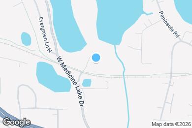 Map image of the property - 1304 W Medicine Lake Dr
