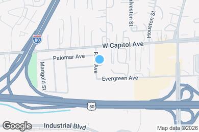 Map image of the property - Westside Village Apartments