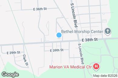 Map image of the property - 1221 E 38th St