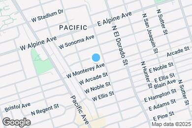 Map image of the property - 25 W Monterey Ave