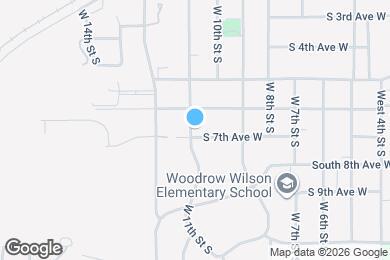 Map image of the property - 618 W 11th St S