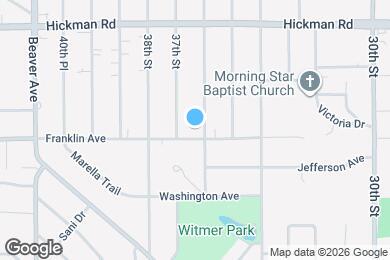 Map image of the property - 3607 Franklin Ave