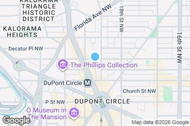 Map image of the property - 1906 R St NW