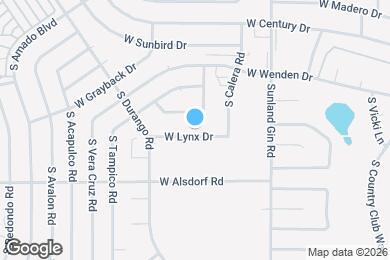 Map image of the property - 9950 W Lynx Dr