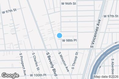 Map image of the property - 9825 S Loomis St