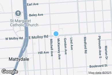 Map image of the property - 206 E Molloy Rd