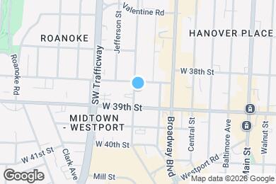Map image of the property - 3803 Pennsylvania Ave