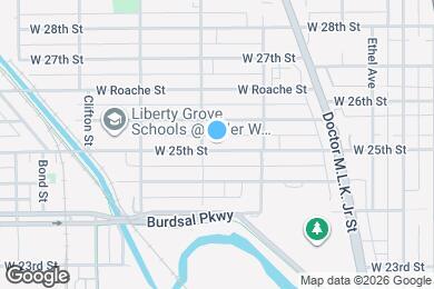 Map image of the property - 866 W 25th St
