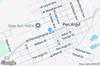 Map image of the property - 410 W Pennsylvania Ave