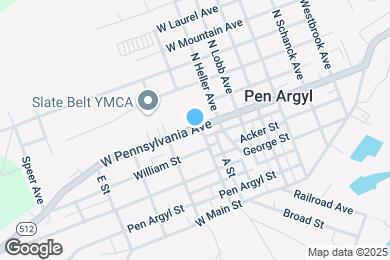 Map image of the property - 420 W Pennsylvania Ave