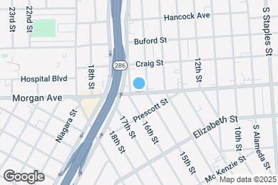 Map image of the property - 1808 Morgan Ave