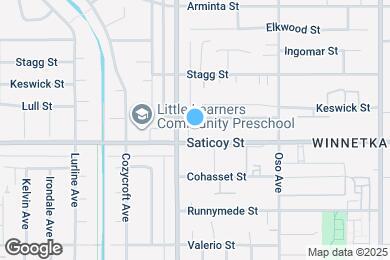 Map image of the property - 20445 Saticoy St