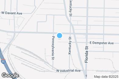 Map image of the property - 116 W Dempster Ave