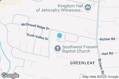 Map image of the property - 1527 Berkhard Dr